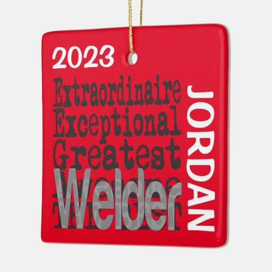 Welder Extraordinaire CUSTOM Keramikornament (Links)