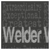 Welder Extraordinaire Stoff (Nahaufnahme)