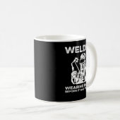 WELDER FABRICATORS Funny Welders Welding Backside Kaffeetasse (VorderseiteRechts)