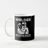 WELDER FABRICATORS Funny Welders Welding Backside Kaffeetasse (Links)
