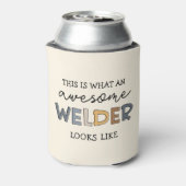 Welder Funny Phantastisch Welder Geschenke Dosenkühler (Kanne Rückseite)