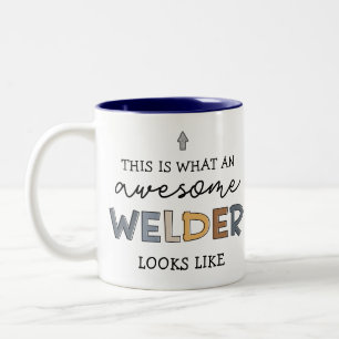 Welder Funny Phantastisch Welder Geschenke Zweifarbige Tasse