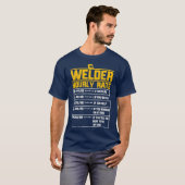 Welder Funny stündliche Geschenke für Welder T-Shirt (Vorne ganz)