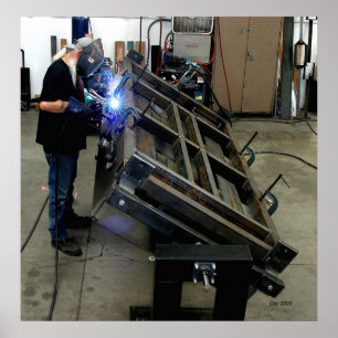 Welder, Hess Microgen Poster