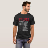 Welder Hourly Rate Welders Cool Welding Weld Dads T-Shirt (Vorne ganz)