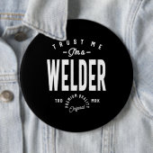 Welder Job Title Gift Button (Beispiel)