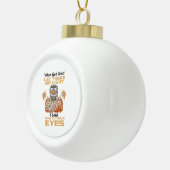 Welder Keramik Kugel-Ornament (Rechts)