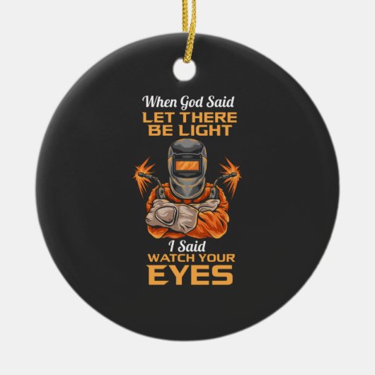 Welder Keramik Ornament (Vorne)