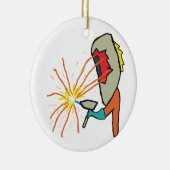 Welder Keramik Ornament (Rechts)