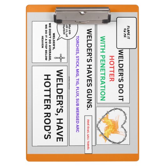 Welder Klemmbrett (Vorderseite)