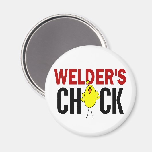 Welder-Küken Magnet (Vorderseite/Rückseite)