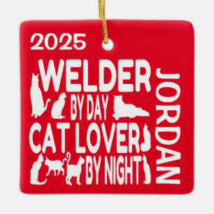 Welder Lieben Cats CUSTOM Keramikornament