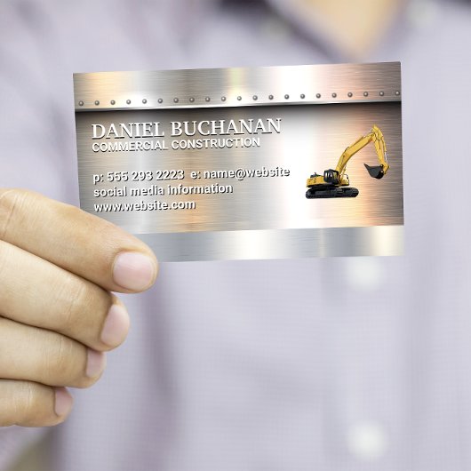 Welder | Metallbürste mit Rivets | Bull Dozer Visitenkarte