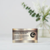 Welder | Metallgeputzte Rivets Visitenkarte (Stehend Vorderseite)