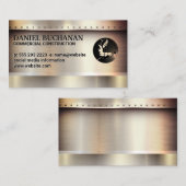 Welder | Metallgeputzte Rivets Visitenkarte (Vorne/Hinten)