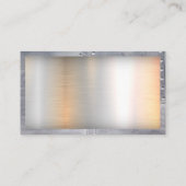 Welder | Metallic | Stahl und Rivets Visitenkarte (Rückseite)