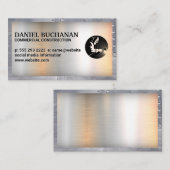 Welder | Metallic | Stahl und Rivets Visitenkarte (Vorne/Hinten)