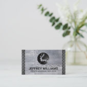 Welder | Metallrivets | Diamantbeschichteter Stahl Visitenkarte (Stehend Vorderseite)