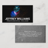 Welder | Metallrivets | Funken Visitenkarte (Vorne/Hinten)
