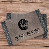 Welder | Metallrivets | Geschäftskarte für plattie Visitenkarte