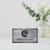 Welder | Metallrivets | Grunge Metal Visitenkarte (Stehend Vorderseite)