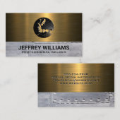 Welder | Metallrivets | Metallic Visitenkarte (Vorne/Hinten)