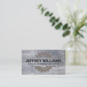 Welder | Metallrivets | Rusted Saw Visitenkarte (Stehend Vorderseite)