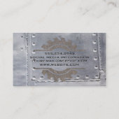 Welder | Metallrivets | Rusted Saw Visitenkarte (Rückseite)