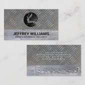 Welder | Metallrivets | Stahlmetall Visitenkarte (Vorne/Hinten)