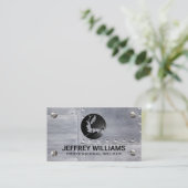 Welder | Metallrivets-Visitenkarte Visitenkarte (Stehend Vorderseite)