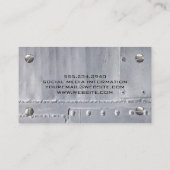 Welder | Metallrivets-Visitenkarte Visitenkarte (Rückseite)