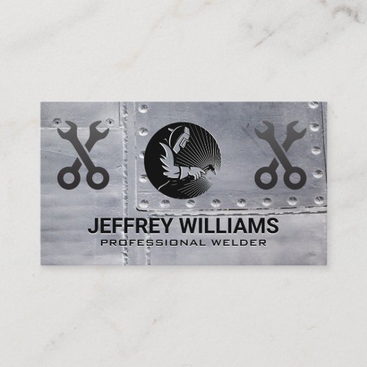 Welder | Metallrivets | Wrenches Visitenkarte (Vorderseite)