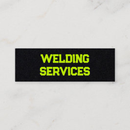 Welder Mini Visitenkarte