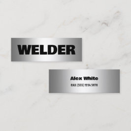 Welder Mini Visitenkarte
