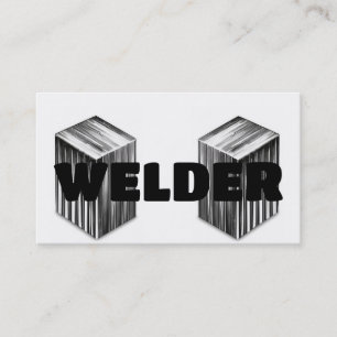 Welder Modern Business Card Visitenkarte