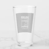 Welder Nutrition Fakten Glas (Rückseite)
