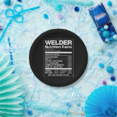 Welder Nutrition Fakten Pappteller (Party)