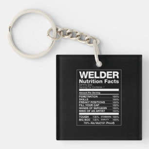 Welder Nutrition Fakten Schlüsselanhänger