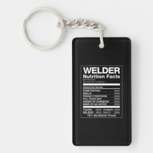 Welder Nutrition Fakten Schlüsselanhänger