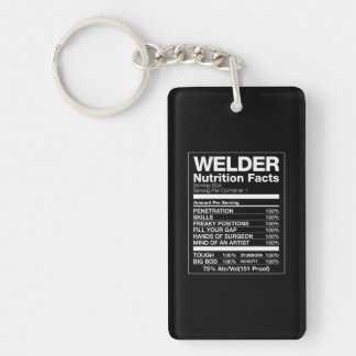 Welder Nutrition Fakten Schlüsselanhänger