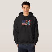 Welder Patriotic USA American Flag for Welding Hoodie (Vorne ganz)