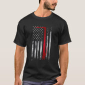 Welder Patriotic Usa American Flag Welding T-Shirt (Vorderseite)