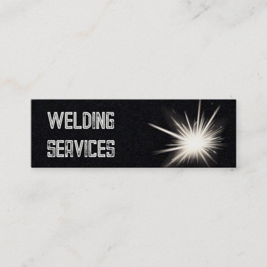 Welder Premium Mini Visitenkarte (Vorderseite)