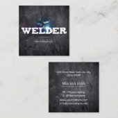Welder Quadratische Visitenkarte (Vorne/Hinten)