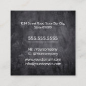 Welder Quadratische Visitenkarte (Rückseite)