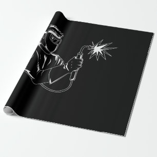 Welder Silhouette Niedlich Shadow Handwerker Gesch Geschenkpapier