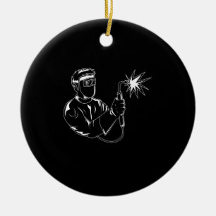 Welder Silhouette Niedlich Shadow Handwerker Gesch Keramik Ornament