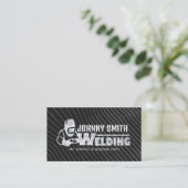 Welder Slogans Business Cards Visitenkarte (Stehend Vorderseite)