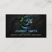 Welder Slogans Business Cards Visitenkarte (Vorderseite)