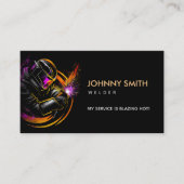 Welder Slogans Business Cards Visitenkarte (Vorderseite)